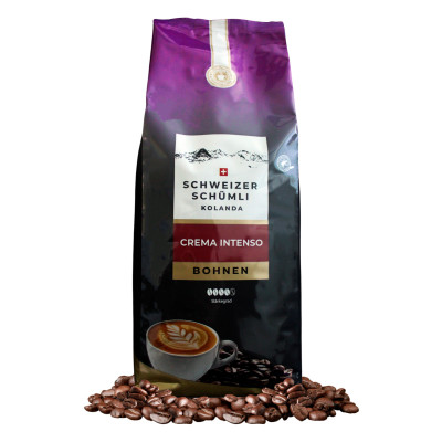 Schweizer Schümli Kolanda Crema Intenso ganze Bohnen 1KG 