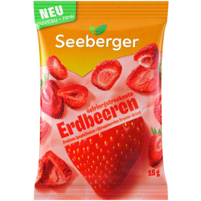 Seeberger Erdbeeren gefriergetrocknet 15G 