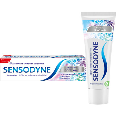 Sensodyne MultiCare Sanftweiß Zahncreme 75ML 