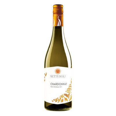 Settesoli Chardonnay Terre Siciliane IGT 0,75L - Etikett verschmutzt/beschädigt 