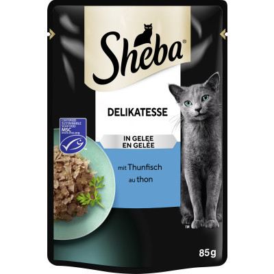 Sheba Delikatesse in Gelee mit Thunfisch 85G 