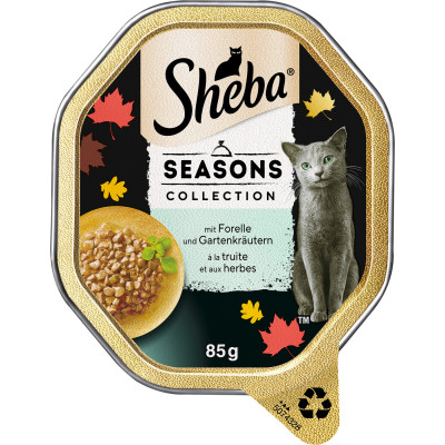 Sheba Seasons Collection mit Forelle und Gartenkräutern 85G 