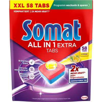 Somat All in 1 Extra Zitrone Tabs 58ST 
