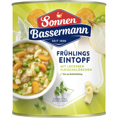 Sonnen Bassermann Frühlingstopf mit leckeren Fleischklößchen 800G 