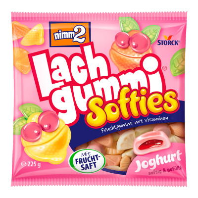 Storck Nimm2 Lachgummi Softies Joghurt 225G 