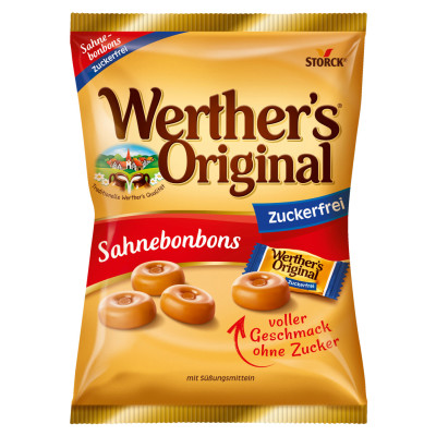 Storck Werther's Original Sahnebonbons zuckerfrei 19ST 70G 