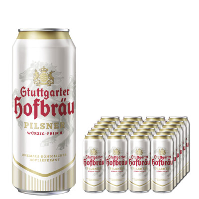 Stuttgarter Hofbräu Pilsner 24x 0,5L Dose 