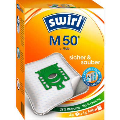 Swirl Staubsaugerbeutel M50 MicroPor® PLUS PureAir 4ST 