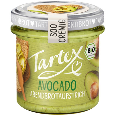 Tartex Bio Soo Cremig Avocado 140G 