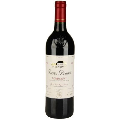 Terres Douces Bordeaux Rouge 0,75L 