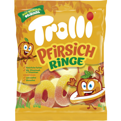 Trolli Pfirsichringe 150G 