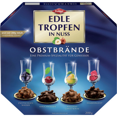 Trumpf Edle Tropfen in Nuss Obstbrände 200G 