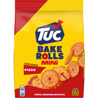 Tuc Mini Bake Rolls Pizza 150G 