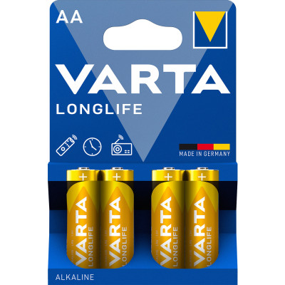 Varta Longlife Mignon AA Batterien 4ST 