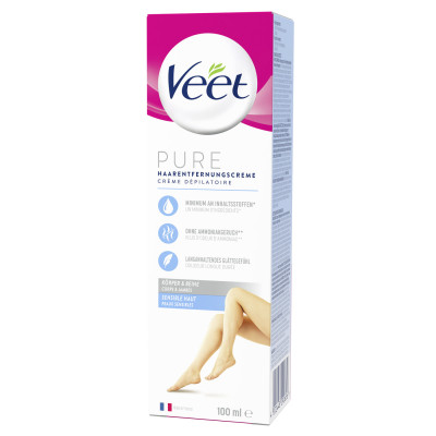 Veet Haarentfernungs-Creme für sensible Haut 100ML 