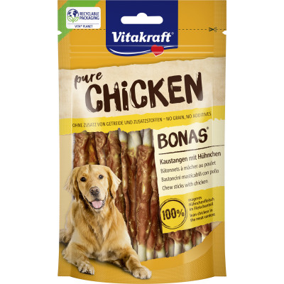 Vitakraft Pure Chicken Bonas Kaustangen Huhn 80G 