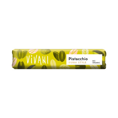 Vivani Bio Pistacchio Dubai Schokoriegel 40G 