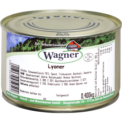 Wagner Lyoner 400G 