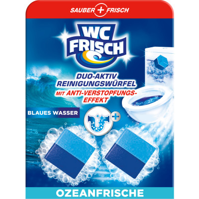 WC Frisch Duo-Aktiv Reinigungswürfel 2ST 100G 
