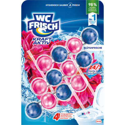 WC Frisch Kraft-Aktiv Blüten-Frische 3ST 150G 