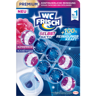 WC Frisch Selbst Aktiv Blauspüler Blütenfrische 2ST 100G 