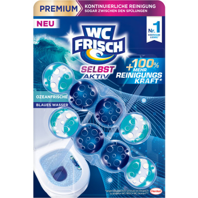 WC Frisch Selbst Aktiv Blauspüler Ozeanfrische 2ST 100G 