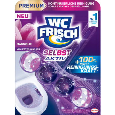 WC Frisch Selbst Aktiv Violettspüler Magnolie 50G 