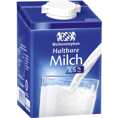 Weihenstephan H-Milch 3,5% 0,5L 