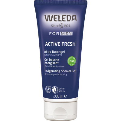 Weleda For Men Active Fresh Aktiv-Duschgel 200ML - Abverkauf 