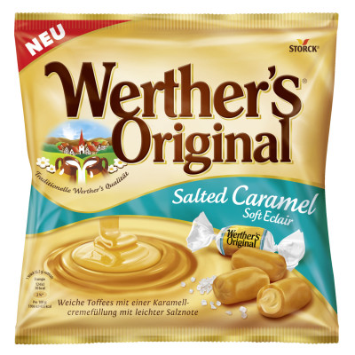 Werther's Original Salted Caramel Soft Eclair 180G mindestens 25ST 