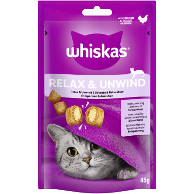 Whiskas Relax & Unwind mit Huhn 45G 