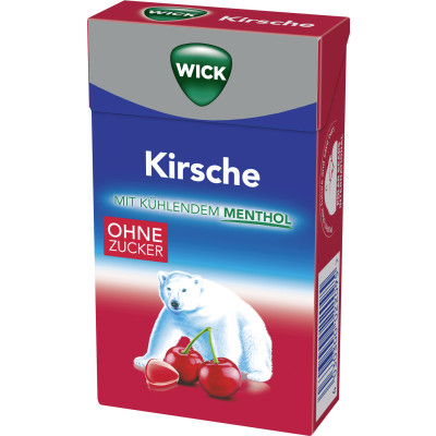 Wick Kirsche mit kühlendem Menthol ohne Zucker 46G 