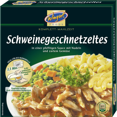 Wingert Foods Schweinegeschnetzeltes mit Nudeln 480G 