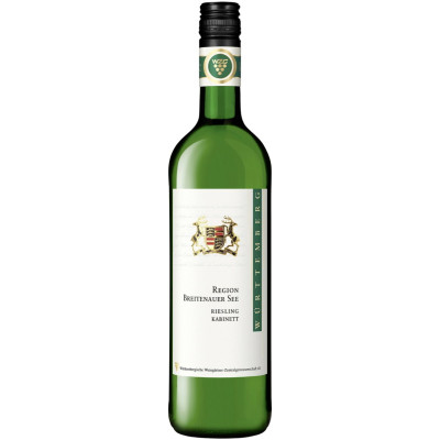 WZG Württemberg Breitenauer See Riesling Kabinett 0,75L - Etikett verschmutzt/beschädigt 