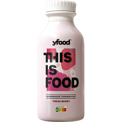 yfood Trinkmahlzeit Fresh Berry 0,5L 