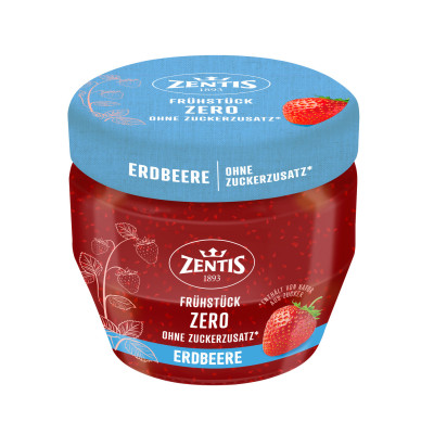 Zentis Frühstück Zero Erdbeere 210G 