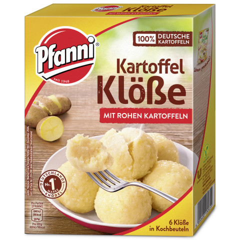 Pfanni Kartoffel Klosse Mit Rohen Kartoffeln Fur 6 Stuck 200 G