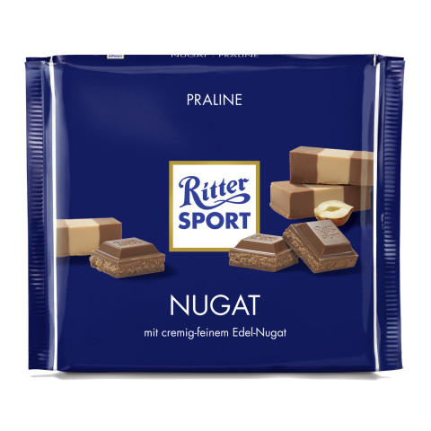 Edeka24 Ritter Sport Nugat Schokolade Grosse Tafel 250 G Online