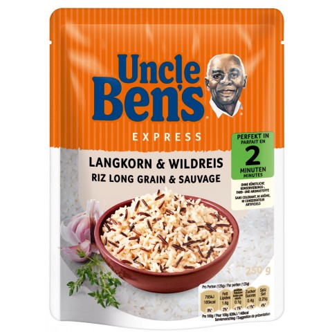 Uncle Bens Express Reis Zubereitung