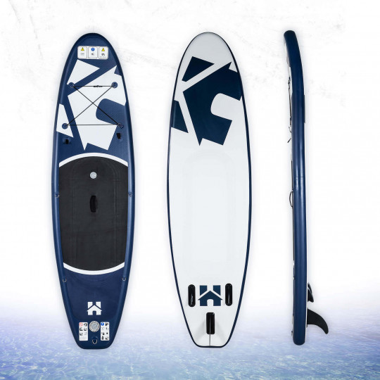 Home Deluxe Stand Up Paddle MOANA blau Gr.S 305x81x12cm 