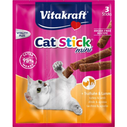 Vitakraft Cat-Stick mini Truthahn und Lamm 