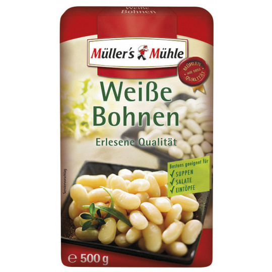 Müller's Mühle Weiße Bohnen 500G 