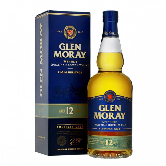 Glen Moray 12YO Single Malt 40% 0,7l 