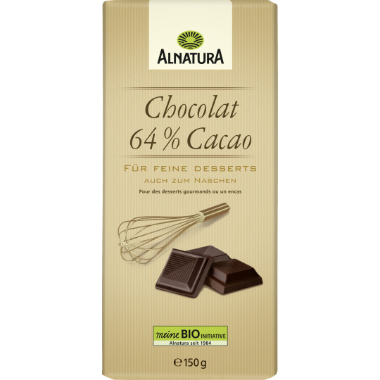 Alnatura Bio Chocolat 64% Cacao 150G