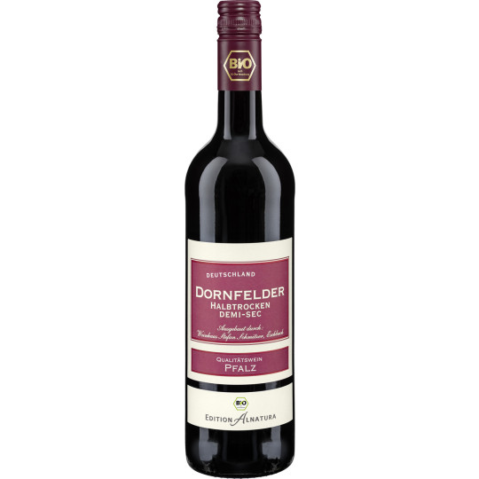 Alnatura Bio Dornfelder halbtrocken 0,75L