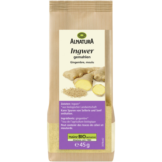 Alnatura Bio Ingwer gemahlen 45G