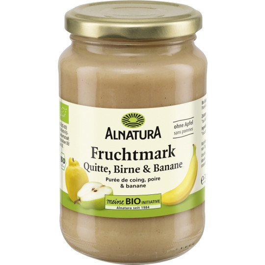 Alnatura Bio Quitte-Birne Fruchtmark mit Banane 360G