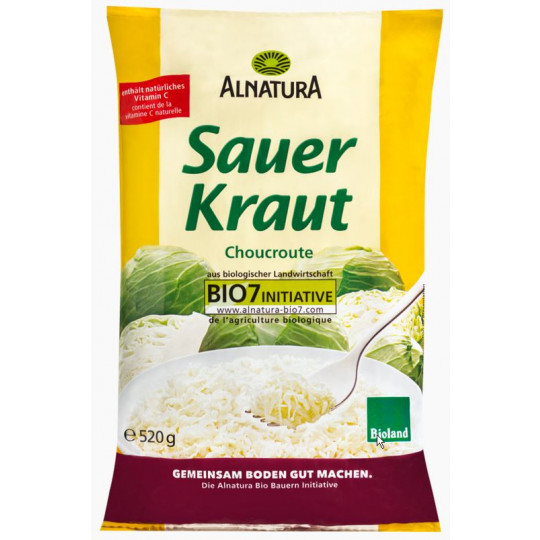 Bio Alnatura Sauerkraut 520G 