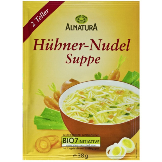 Alnatura Bio Hühner-Nudel-Suppe 38G 