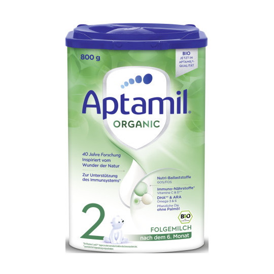 Aptamil Organic 2 nach dem 6. Monat 800G 